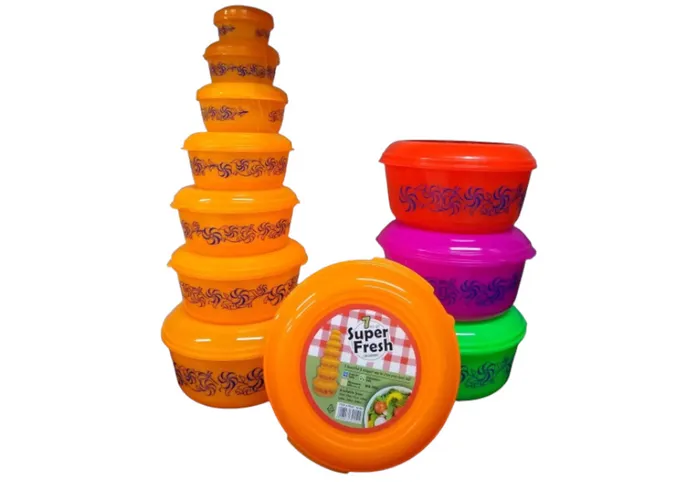CONDIMENTO PLASTICO C/7PCS C/TAMPA SUPER FRESH