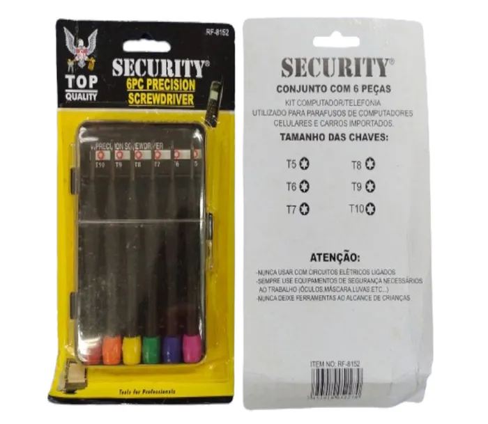 CHAVE FENDA RELL/CELL 6PC RF-8152