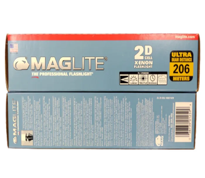 LANTERNA MAGLITE BOMBILHO S2D015/BLK EM CAIXA