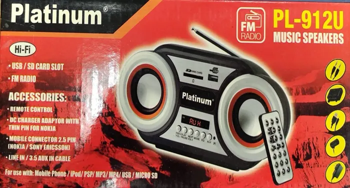RADIO PLATINUM C/USB PL-912U