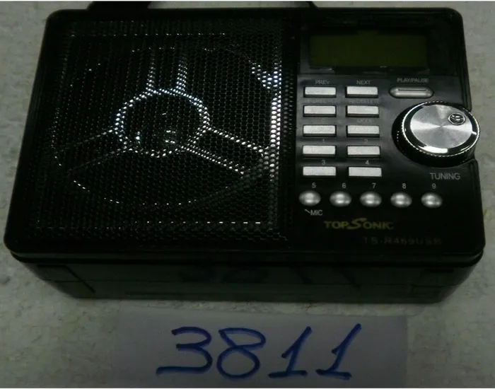 RADIO TOPSONIC C/USB/LANTERN/RECARREGAV TS-R469USB