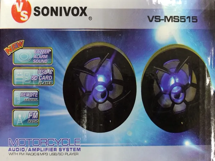 RADIO SONIVOX C/USB/CR/AMPLIFICADOR VS-MS515