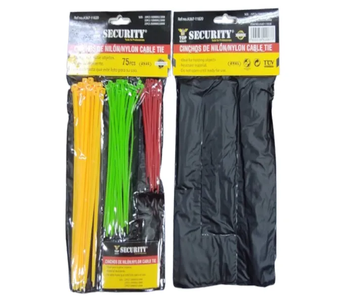 LACRE PLASTICO SECURITY C/75PCS A367-11820