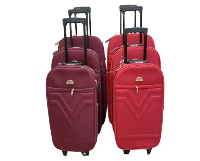 MALA KIT C/03PCS - TECIDO - 10KG, 23KG & 28KG DELTA DL-96205 (19"/23"/27")