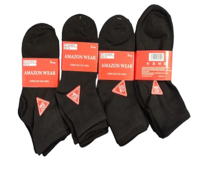 MEIA MASC.JUVENIL AMAZON WEAR AM-05804B