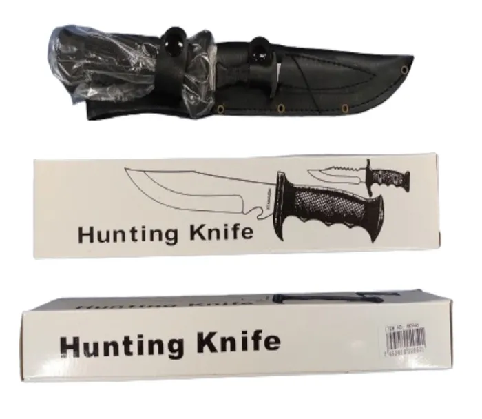 FACA C/ESTOJO P/CACA HUNTING KNIFE HK946