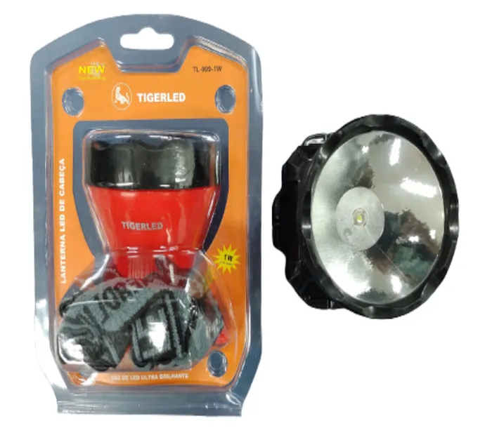 LANTERNA DE CABECA LED TIGER LED TL-999-1W