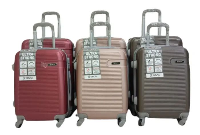 MALA KIT C/02PCS - ABS - 10KG & 23KG DELTA DL-835-2 C/04RODAS (20"/24")