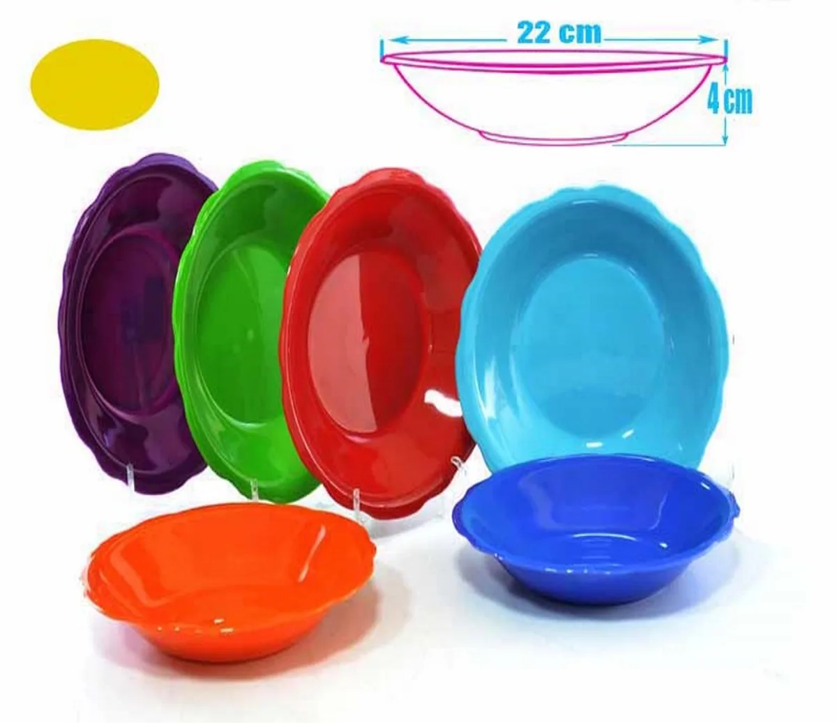 PRATO PLASTICO FUNDO MELA FORM PET-15045