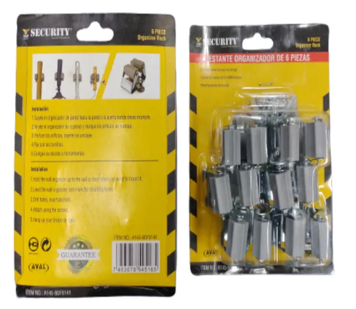 ABRACADEIRA ACO SECURITY C/06PCS A145-9DF8141