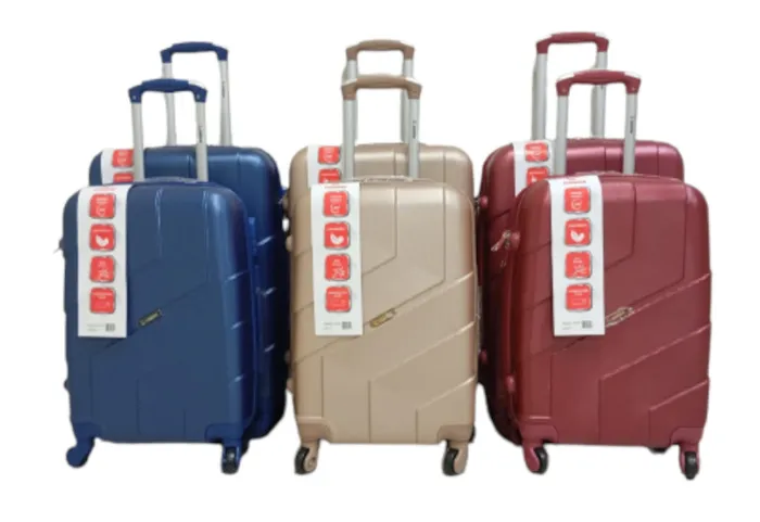 MALA KIT C/02PCS - ABS - 10KG & 23KG CROM CR-203 C/04RODAS (20"/24")