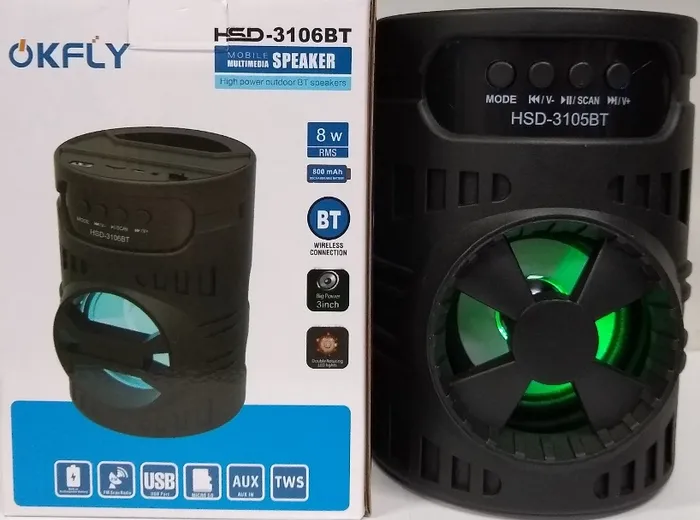 RADIO OKFLY C/USB/RECARREG HSD-3105BT