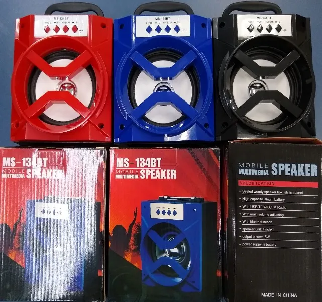 RADIO MS SPEAKER C/USB/RECARREG MS-134BT