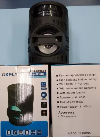RADIO OKFLY C/USB/RECARREG HSD-3106BT