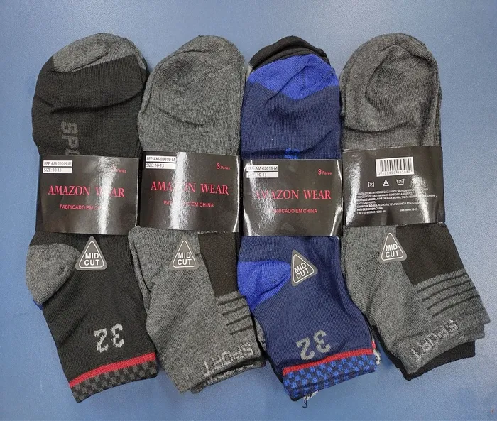 MEIA MASC.ADULTO AMAZON WEAR AM-02019M