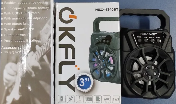 RADIO OKFLY C/USB/RECARREG HSD-1340BT