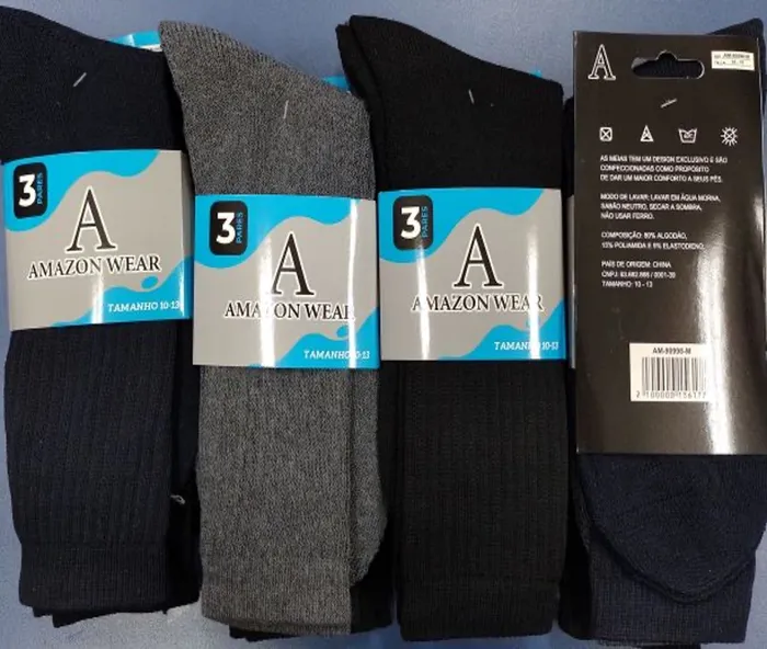 MEIA MASC.ADULTO AMAZON WEAR AM-90996M