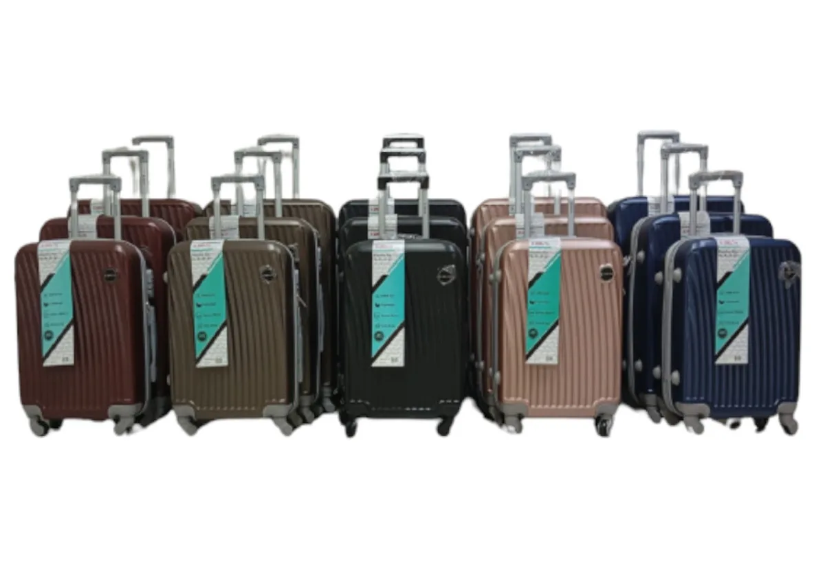 MALA KIT C/03PCS - ABS - 10KG, 23KG & 28KG DELTA DL-861 C/04RODAS (20"/24"/28")