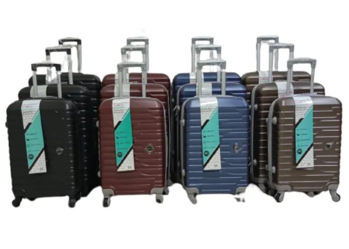 MALA KIT C/03PCS - ABS - 10KG, 23KG & 28KG DELTA DL-862 C/04RODAS (20"/24"/28")