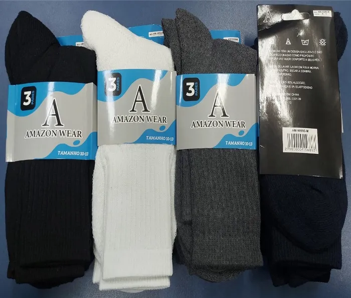 MEIA MASC.ADULTO AMAZON WEAR AM-90990M