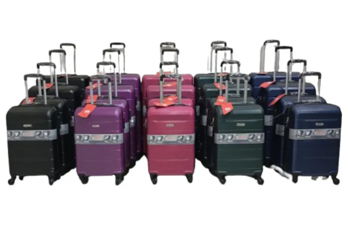 MALA KIT C/04PCS - ABS - 8KG, 10KG, 23KG & 28KG DELTA DL-876 C/04RODAS GIRATORIA (18"/20"/24"/28")
