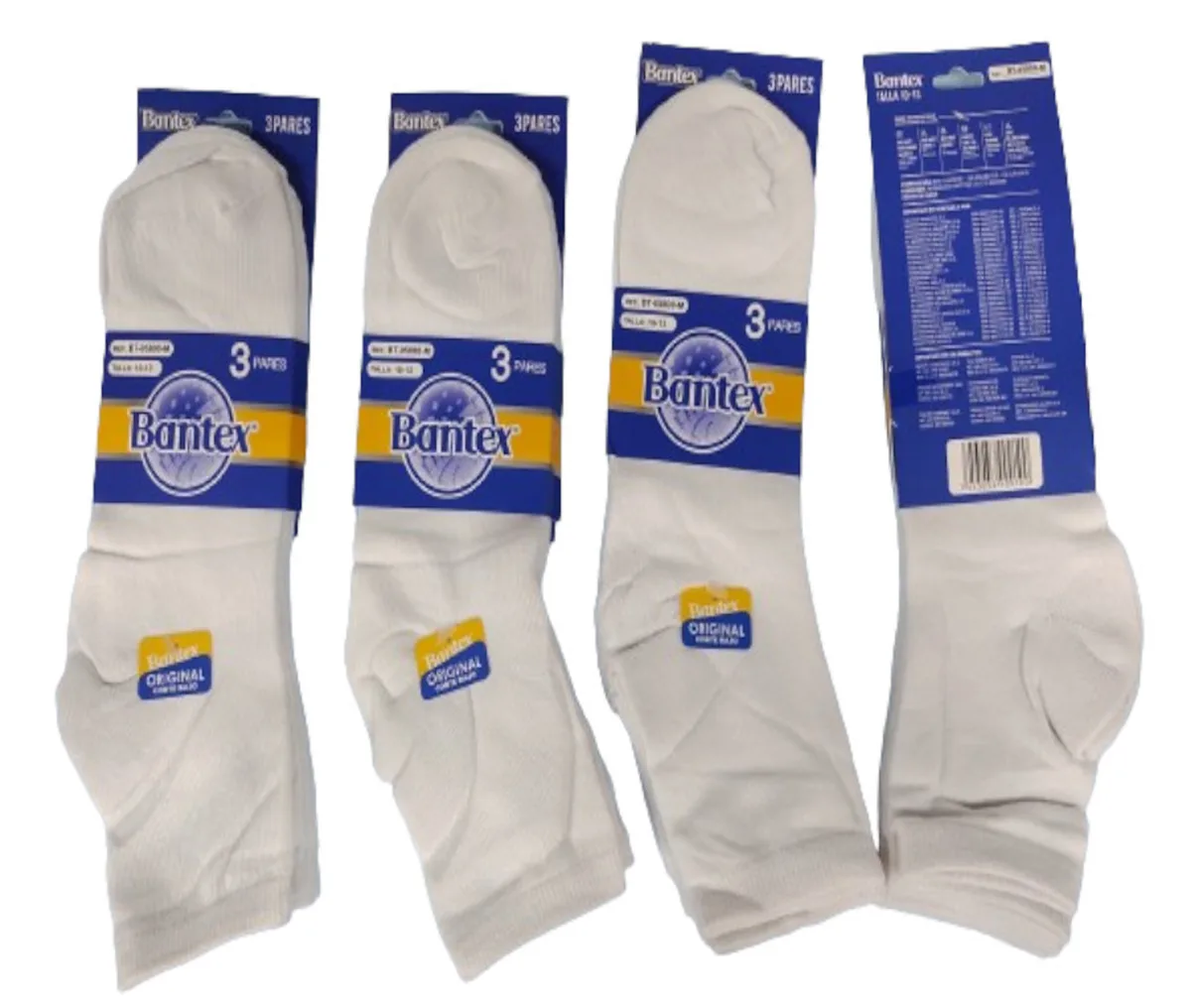 MEIA MASC.ADULTO BANTEX BT-05800-M BRANCO