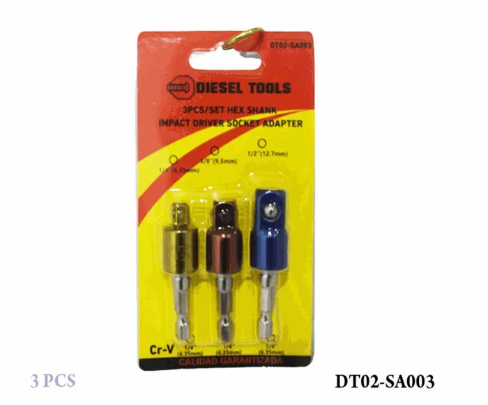 ADAPTADOR SOQUETE DISEL TOOL C/03PCS DT02-SA003