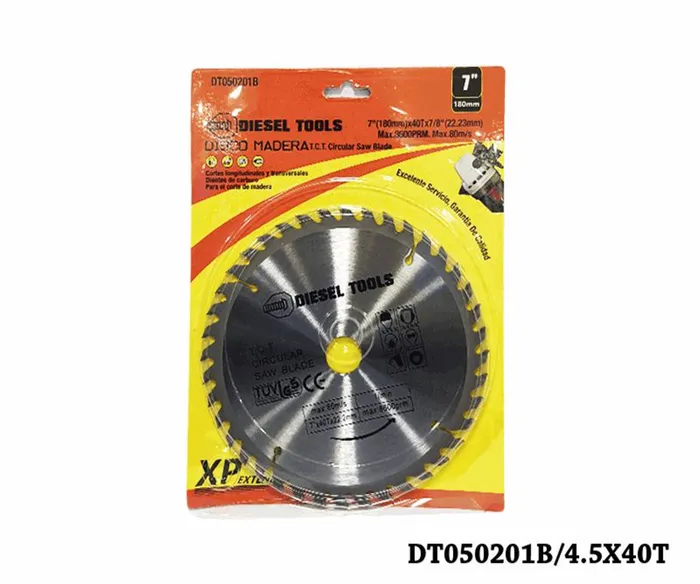 DISCO CORTE DISEL TOOL 4,5 X 40T DT050201B/4.5X40T