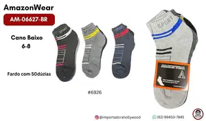 MEIA MASC.JUVENIL AMAZON WEAR AM-06627-BR