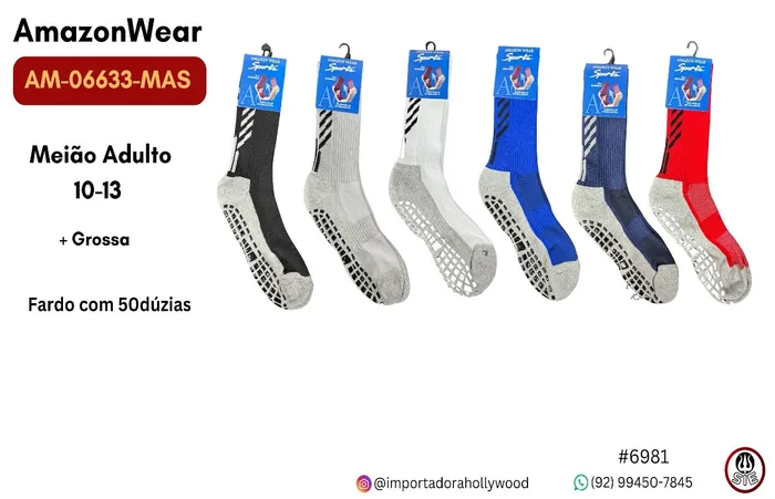 MEIAO MASC.ADULTO AMAZON WEAR AM-06633-MAS