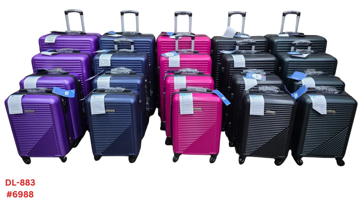 MALA KIT C/04PCS - ABS - 8KG, 10KG, 23KG & 28KG DELTA DL-883 C/04RODAS GIRATORIA (18"/20"/24"/28")
