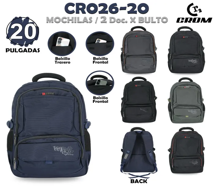 MOCHILA CROM 20 CR026-20
