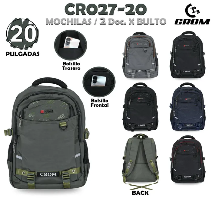 MOCHILA CROM 20 CR027-20